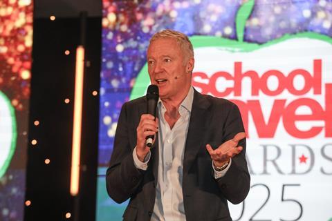 School Travel Awards 2025 Rory Bremner